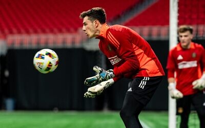 After playing several years overseas in Israel, Josh Cohen is excited to live out his dream of playing in the MLS this spring // Photo Credit: Atlanta United