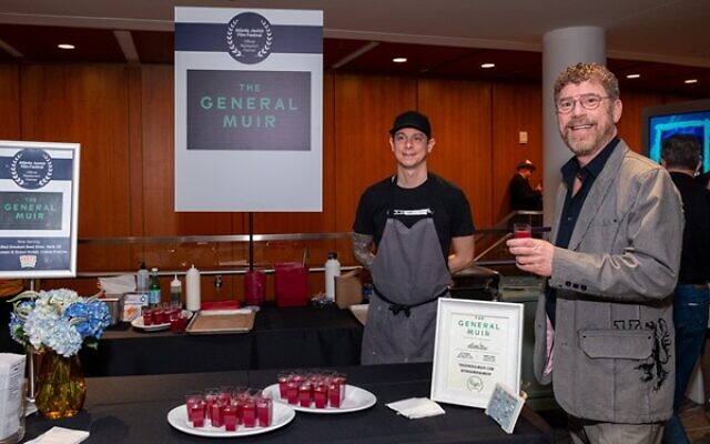 Film fan Eric Miller sampled a smoked beet shot from The General Muir.