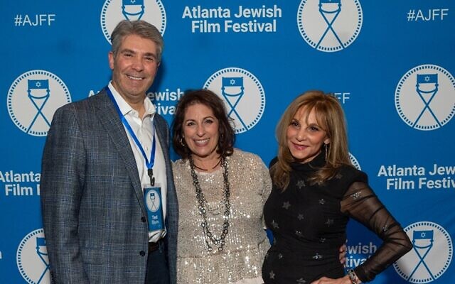 Ted Blum, Leah Blum, event co-chair, walked the red carpet with aunt, Judy Landy.