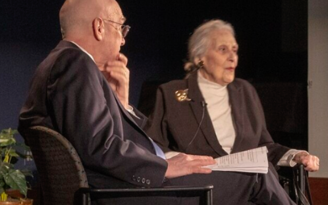 At her 99th birthday celebration at The Breman Museum last year, Janice Rothschild Blumberg was interviewed by her son, Bill Rothschild.