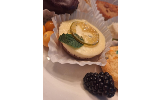 Terri’s special lemon curd dessert.