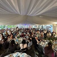 The Jewish communities of Georgia Tech and Georgia State University recently celebrated Shabbat 360 together, featuring 360 students gathering together for Shabbat.