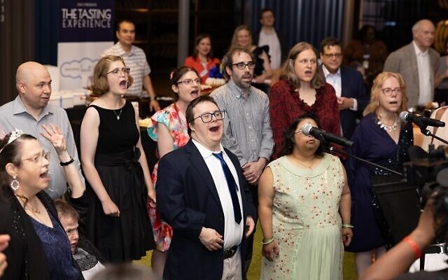 The Tasting Experience Choir performed a medley of songs during The Tasting Experience.