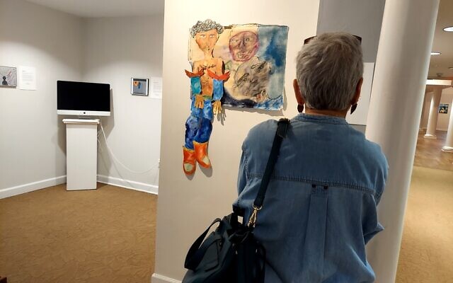 One of OUMA’s three galleries presents student art. Gallery visitors vote for their favorites.