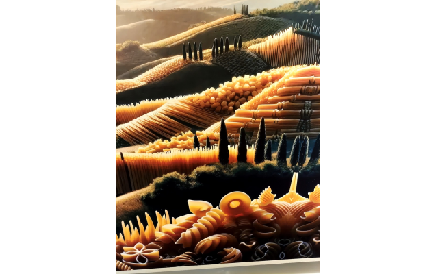 Pasta comes in all colors, sizes, and shapes – from the “Al Dente” exhibit at MODA