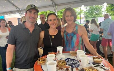 “Foodie” Amy Arno enjoyed the fare with Shawn and Alisa Winters.