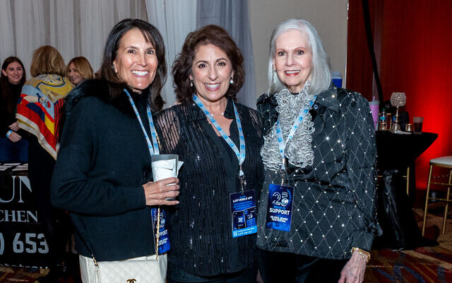 Co-chairs Annie Herbert, Leah Blum, and Martha Jo Katz wore black accented with silver in recognition of the festival’s 25th anniversary.