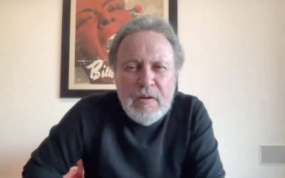 Billy Crystal maintains that his comedy was influenced by the informal conversations of jazz musicians while he was young.