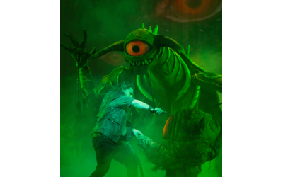 The Atlanta Opera’s production of “Siegfried” features a monster manipulated by a half-dozen puppeteers.