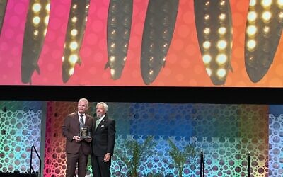 Steve Levetan was awarded the highest honor in the recycling industry.
