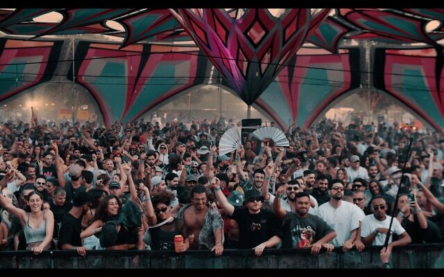 The Nova music festival in southern Israel as seen in 'We Will Dance Again' // Photo courtesy of Times of Israel The Nova music festival in southern Israel as seen in 'We Will Dance Again' // Photo courtesy of Times of Israel