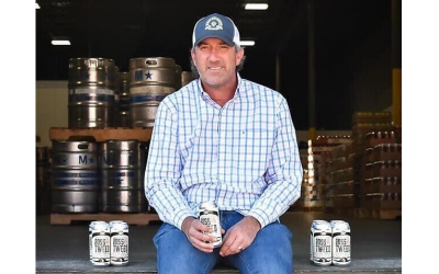 After a kidney transplant, Eric Levin got serious about the beverage business.