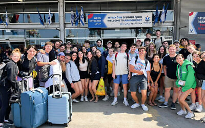 Birthright Israel successfully evacuated approximately 1,500 program participants on Tuesday, sailing from Ashdod Port to Larnaca, Cyprus // Photo Credit: Erez Uzir, courtesy of Birthright Israel