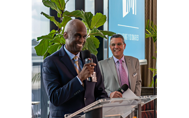 ATL Jewish Film Board Chair James Anderson (left) and Kenny Blank, artistic and executive director, announced major changes earlier this month.