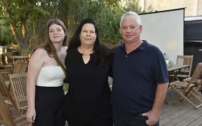 Noga (left), Shiri (middle) and Ilan Weiss were all missing following the Oct. 7 assault by Hamas terrorists on Kibbutz Be’eri. Noga and Shiri were taken hostage by Hamas, and released on Nov. 25, 2023 // Photo courtesy of Times of Israel