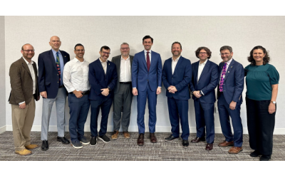 Sen. Jon Ossoff hosted a roundtable discussion with members of the Atlanta Rabbinical Association.