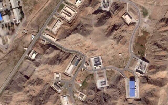 This satellite photo from Planet Labs PBC shows reconstruction efforts at Iran's Parchin solid propellant plant outside of Tehran, Iran, Aug. 28, 2025 // Photo Credit: Planet Labs PBC via AP/Times of Israel This satellite photo from Planet Labs PBC shows reconstruction efforts at Iran's Parchin solid propellant plant outside of Tehran, Iran, Aug. 28, 2025 // Photo Credit: Planet Labs PBC via AP/Times of Israel