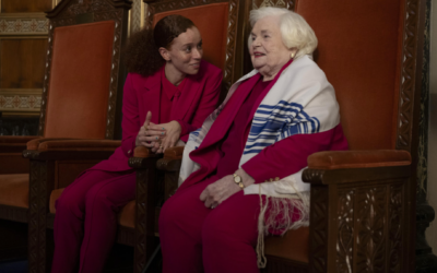 “Eleanor The Great” features strong performances by Erin Kellyman (left) as a young woman who has just lost her mother, and June Squibb as someone who has seen her closest friend die suddenly.