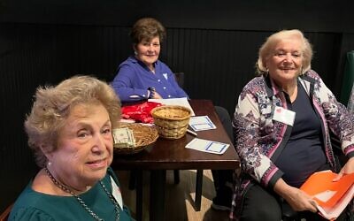 Hadassah Etz Aviv three “Judys”: (from left) Judy Lebow, member of the Etz Aviv Presidium, Judy Kaufman, Judy Bart, member of the Etz Aviv Presidium.