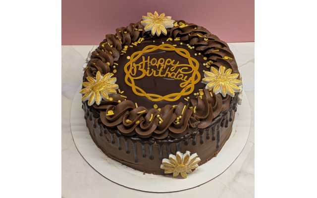A beautiful chocolate cake made by Batya A beautiful chocolate cake made by Batya