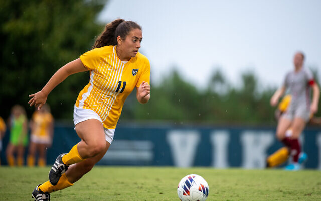 Emory University senior forward Emma Bernstein has undergone more than a year of rigorous rehab and training to get one more opportunity to play collegiate soccer this fall // Photo Credit: Emma Bernstein Emory University senior forward Emma Bernstein has undergone more than a year of rigorous rehab and training to get one more opportunity to play collegiate soccer this fall // Photo Credit: Emma Bernstein