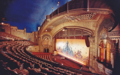 The Fox Theatre seats more than 4,600 in make believe splendor.