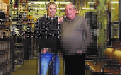 Brett Teilhaber and Bruce Teilhaber of Friedman’s Shoes.