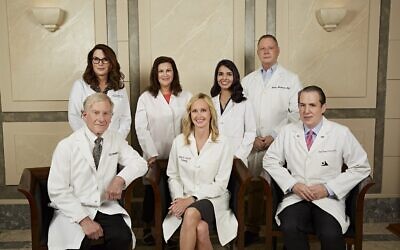 Front from left: Dr. D. Scott Karempelis; Dr. Ashley Curtis; Dr. Joseph Payne; Back from left: Danna Dennis Calder, M. M. Sc., PA-C; Mara P. Grosswald, PA-C; Ines Karempelis, PA-C; Del Henderson, PA-C