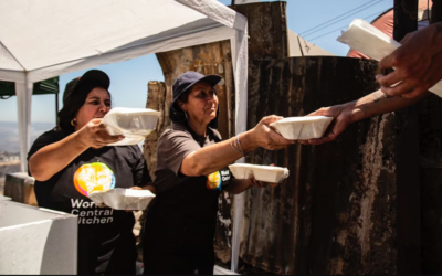 World Central Kitchen is a major beneficiary of the Blank Foundation grant.
