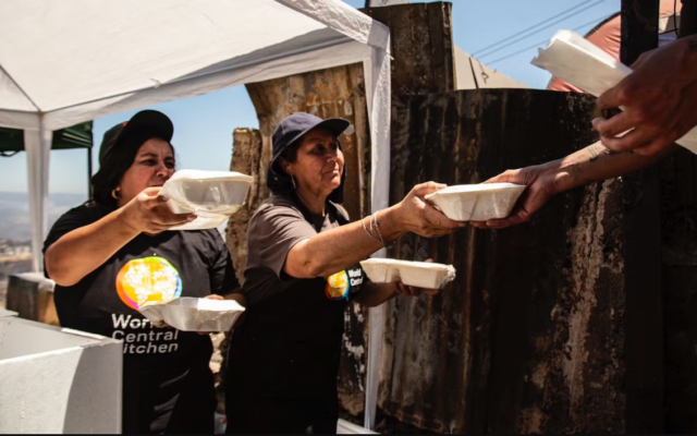 World Central Kitchen is a major beneficiary of the Blank Foundation grant.