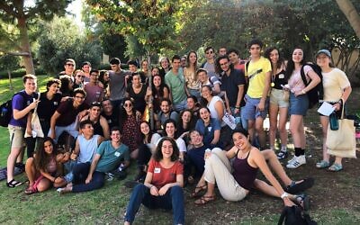 The Bronfman Fellowship’s second cohort for its Campus Commons program features 35 college students with diverse Jewish backgrounds, hailing from 30 campuses across 14 states, the District of Columbia, and Canada // Photo Credit: The Bronfman Fellowship
