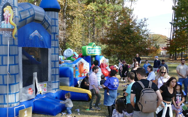 The Kids Zone offered youngsters their choice of a half-dozen inflatable rides and bounce houses. The Kids Zone offered youngsters their choice of a half-dozen inflatable rides and bounce houses.
