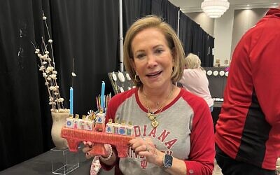 Susan Chase Wasserman’s most popular piece was the mah jong menorah.