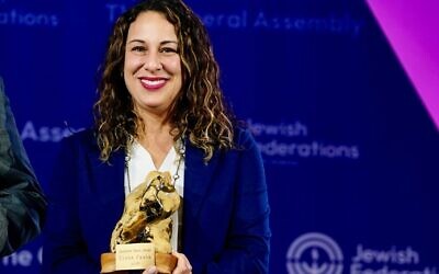 Elana Frank, founder and CEO of Jewish Fertility Foundation, was among the first set of recipients of the Grinspoon Amber Awards.