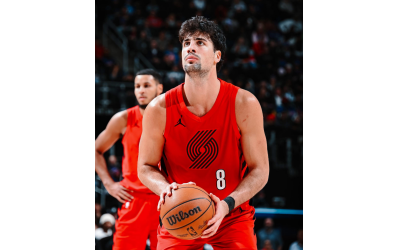 Portland Trail Blazers forward Deni Avdija hopes to ride his breakout NBA season towards becoming the first-ever Israeli NBA All-Star // Photo courtesy of Portland Trail Blazers social media