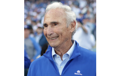 Sandy Koufax on the field at Dodger Stadium before Game 3 of the 2025 World Series // Photo Credit: National Baseball Hall of Fame and Museum