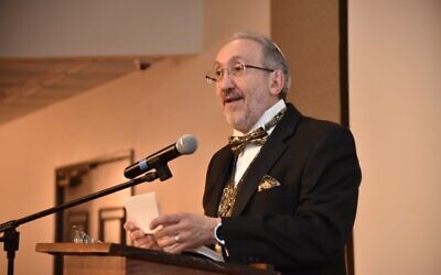 Rabbi Mark Zimmerman spoke of the sentiments of the past 50 years and looks forward to a bright future.
