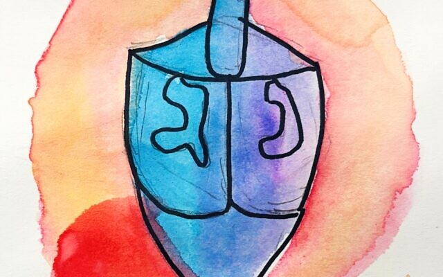 Carson Medwed
Parents: Lindsay and Michael Medwed
Age: 12
Artwork Title: Dreidel!