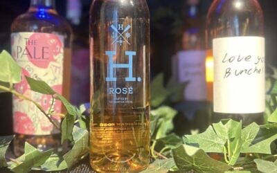 Just a few of many wine offerings at the restaurant, including The Hampton Social’s very own H Rose (featured center) // All photos by Tessa Scharff 