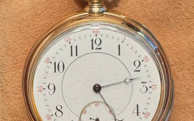 Isidor Straus’ recovered pocket watch sold at auction on Nov. 22, 2025 // Photo Credit: Henry Aldridge & Son Ltd