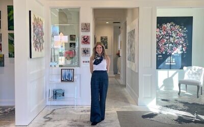 Artist and gallery owner Dawn Tresh’s paintings range from small mixed-media studies to large-scale statement pieces, each one built to invite quiet reflection and emotional connection. 