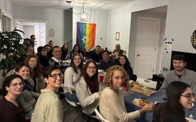 Moishe House–East Atlanta recently hosted a Shabbat dinner with Holocaust survivor, George Rishfeld.