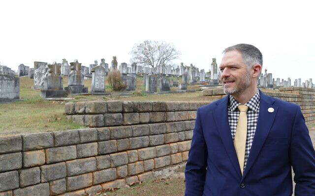 James Cutler, commissioner of the Atlanta Department of Parks and Recreation, at Greenwood Cemetery. James Cutler, commissioner of the Atlanta Department of Parks and Recreation, at Greenwood Cemetery.