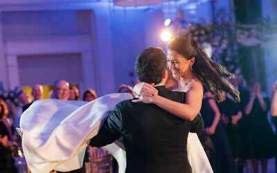 The couple’s first dance was to “You’re My Home” by Billy Joel //  All photos by Laura Stone 