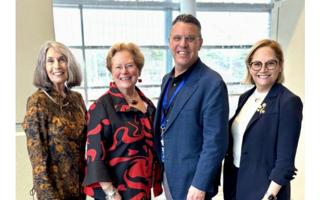 (From left) Phyllis M. Cohen, Hadassah Greater Atlanta past president and advisor; Abby Ginzberg, film director; Kenny Blank, Atlanta Jewish Film Festival executive & artistic director; Esther Panitch, Georgia State Representative, House District 51. 