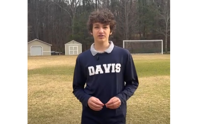 Max Mendes, a student at The Davis Academy, was a third-prize winner and will receive $750 for the documentary, “Liberty For Sale: Who Really Has A Voice In America?”