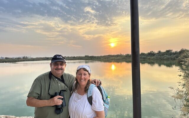 Dr. Hugh Mainzer and his wife, Jill (Jarecki Mainzer), at Maagan Michael, a collaborative rewilding program site where Nature Israel/SPNI is advancing practical, science-backed solutions rooted in Israel’s natural ecosystems -- restoring habitats, strengthening biodiversity, and supporting climate-smart planning. Dr. Hugh Mainzer and his wife, Jill (Jarecki Mainzer), at Maagan Michael, a collaborative rewilding program site where Nature Israel/SPNI is advancing practical, science-backed solutions rooted in Israel’s natural ecosystems -- restoring habitats, strengthening biodiversity, and supporting climate-smart planning.