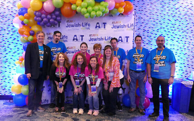 The Atlanta Jewish Time staff is pictured at this year’s Atlanta Jewish Life Festival // All photos by Robert Garber The Atlanta Jewish Time staff is pictured at this year’s Atlanta Jewish Life Festival // All photos by Robert Garber