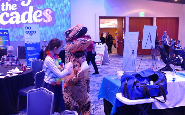 Guests were encouraged to dress in costume as the festival coincided with Purim. Guests were encouraged to dress in costume as the festival coincided with Purim.