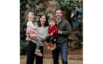 Jacob Shmukler pictured with his wife and children.